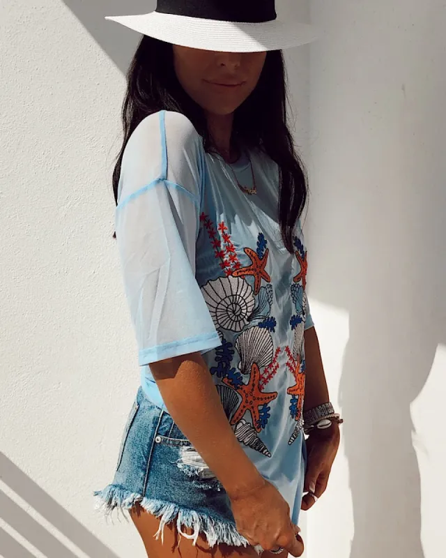 Under the Sea mesh Shirt sold by Fearless