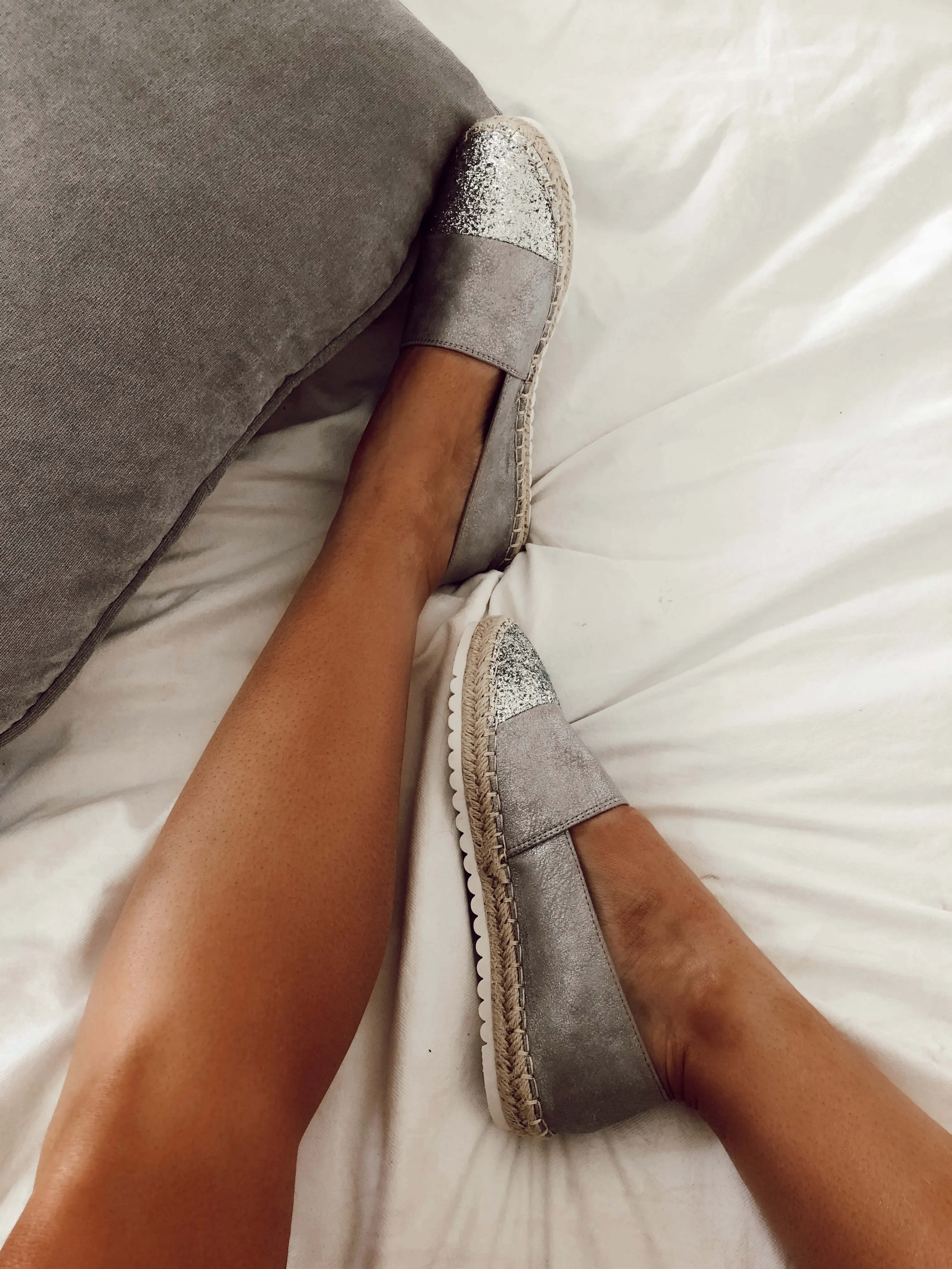 Sweet Life Espadrilles in Silver sold by Fearless product image thumbnail 5