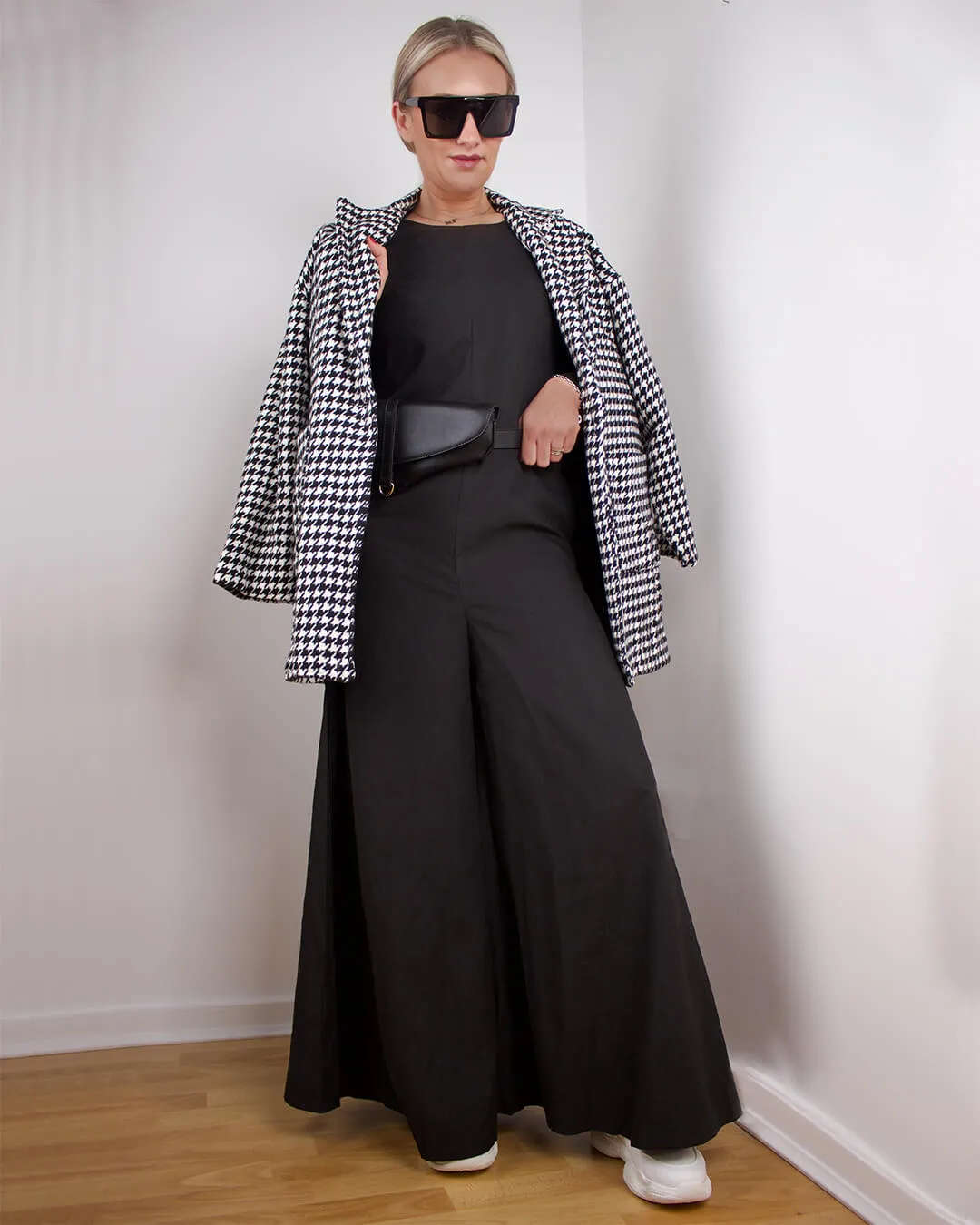 Class Act Wide Leg Jumpsuit in Black sold by Fearless product image thumbnail 2