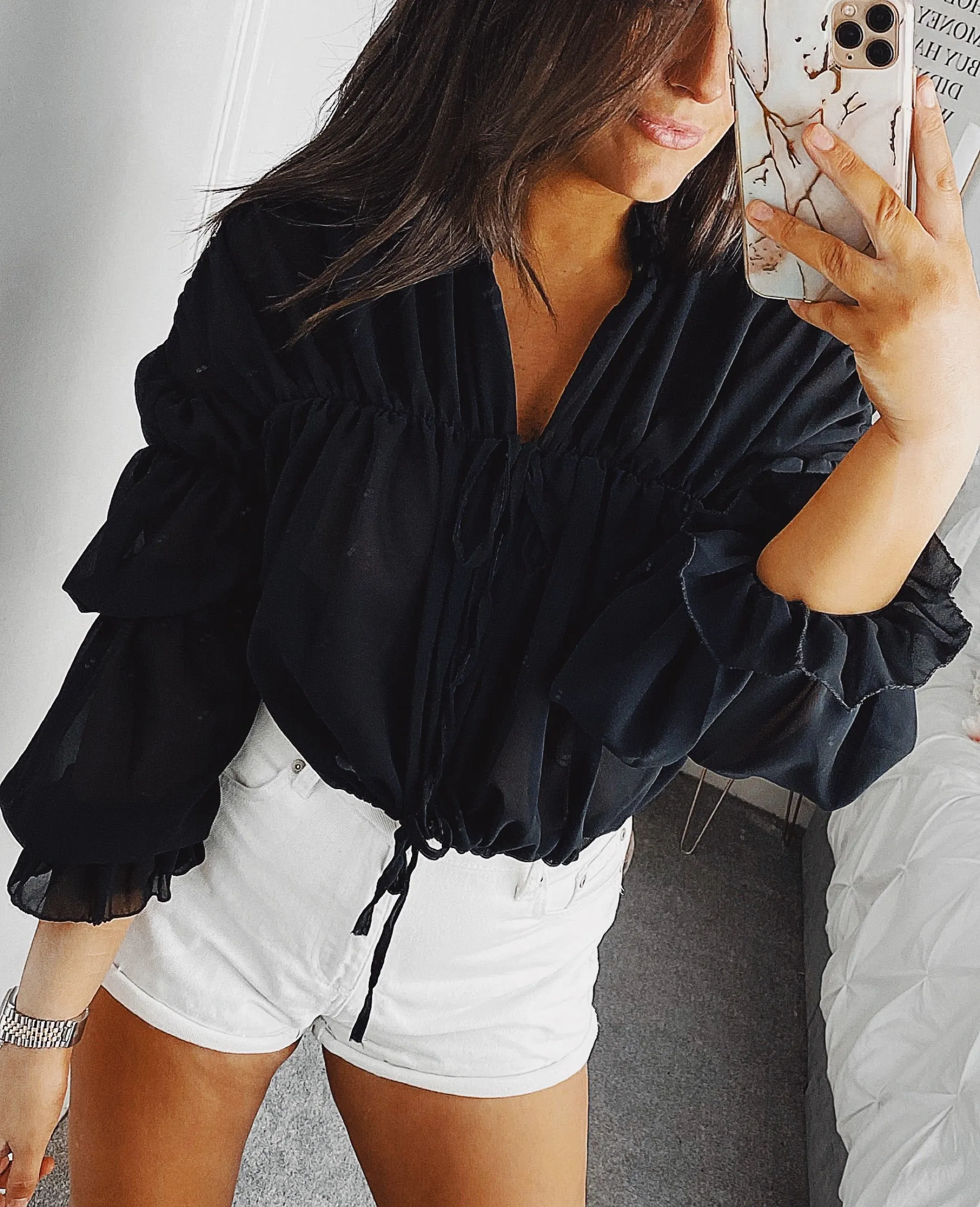 Gather my Thoughts Top Black sold by Fearless product image thumbnail 2