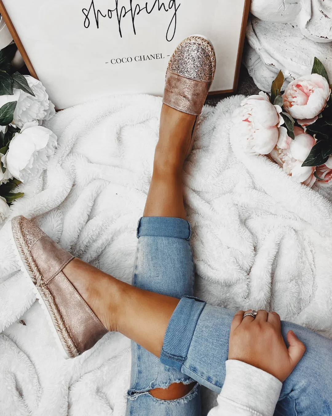 Sweet Life Espadrilles in Champagne sold by Fearless product image thumbnail 3