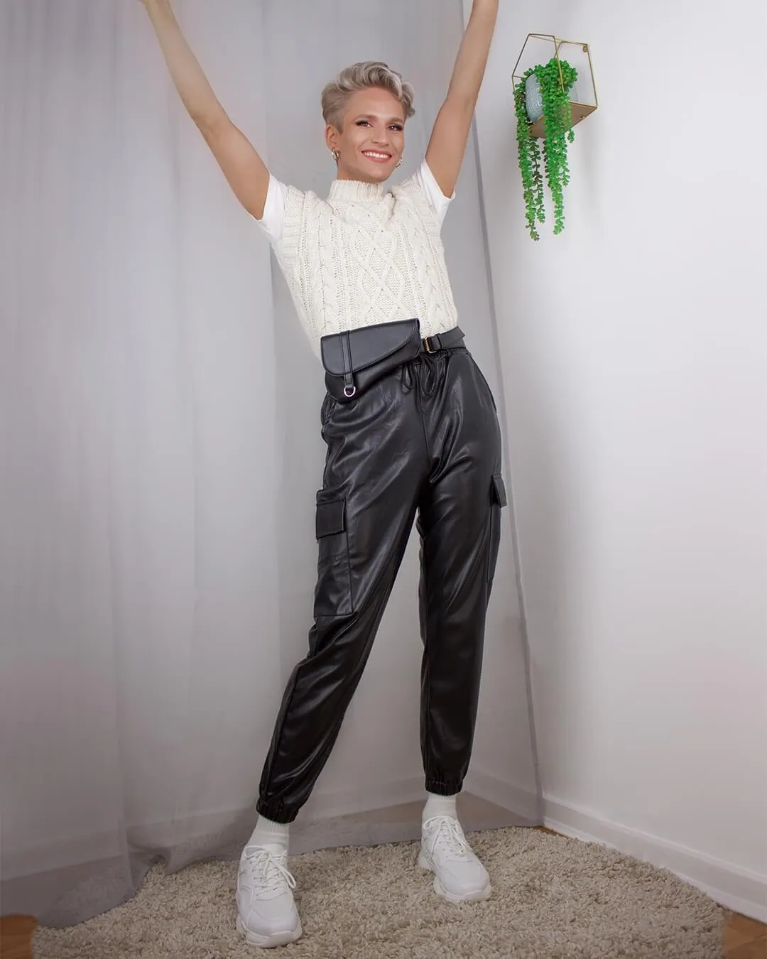 Aspen Knitted Sweater Vest in Cream sold by Fearless product image thumbnail 2