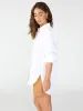 Relaxed Linen Shirt | White sold by Belletique