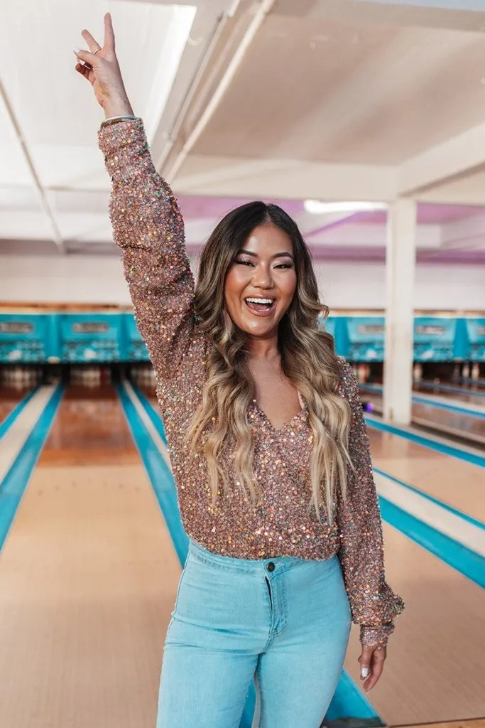 Jenny Bodysuit | Bronze sold by Belletique