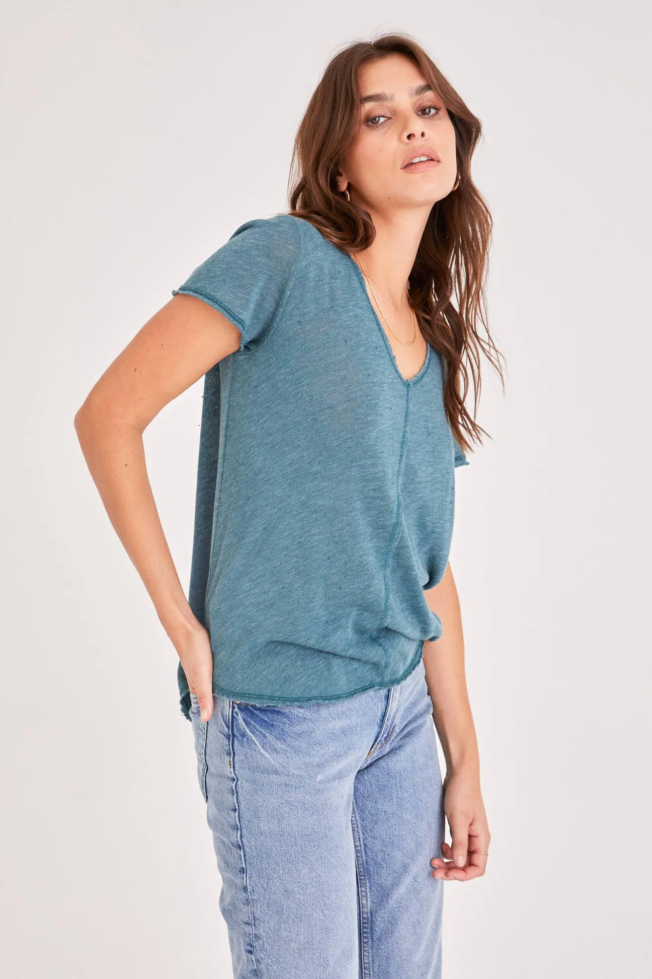 Wearever Tee | Aegean Jade sold by Belletique product image thumbnail 2