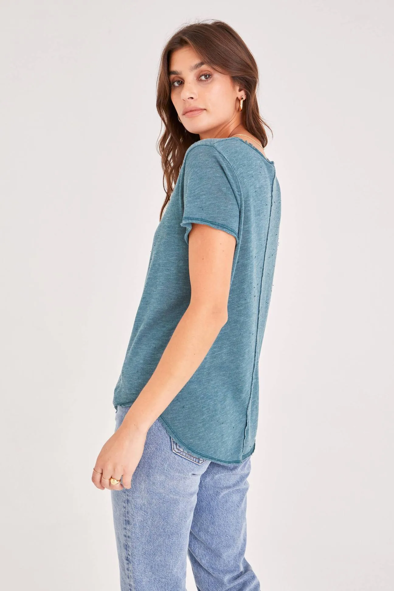 Wearever Tee | Aegean Jade sold by Belletique product image thumbnail 3
