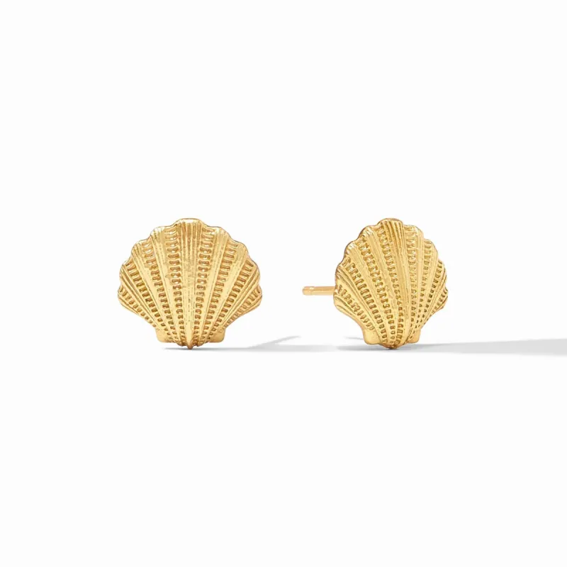 Sanibel Shell Stud Earrings sold by Belletique