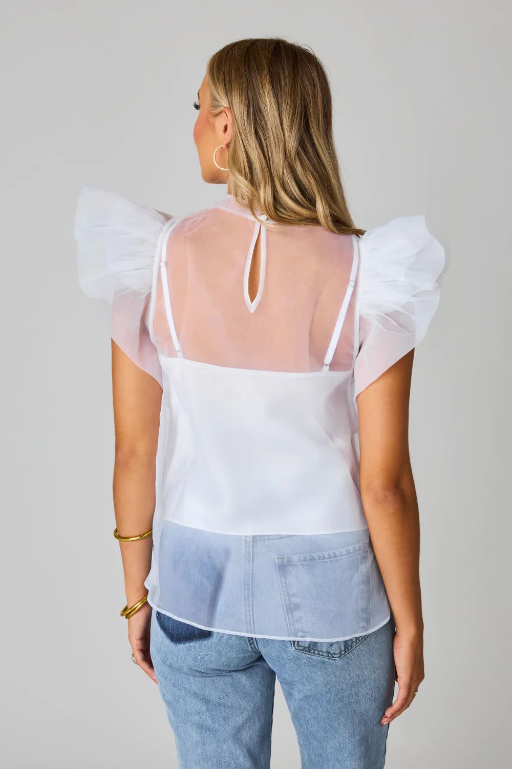 Kaycee White Top sold by Belletique product image thumbnail 5