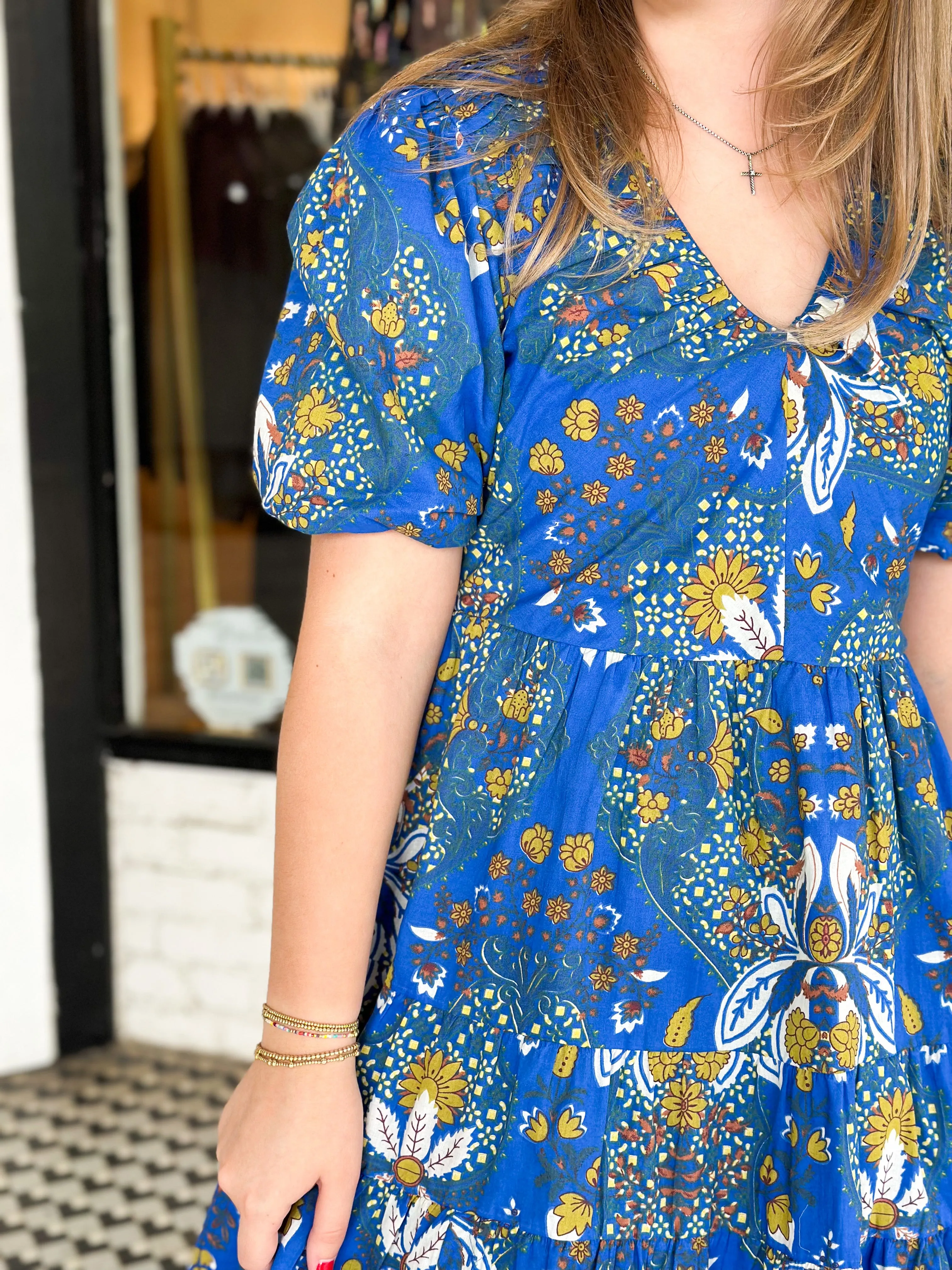 Sloan Dress | Blue Lime sold by Belletique product image thumbnail 2