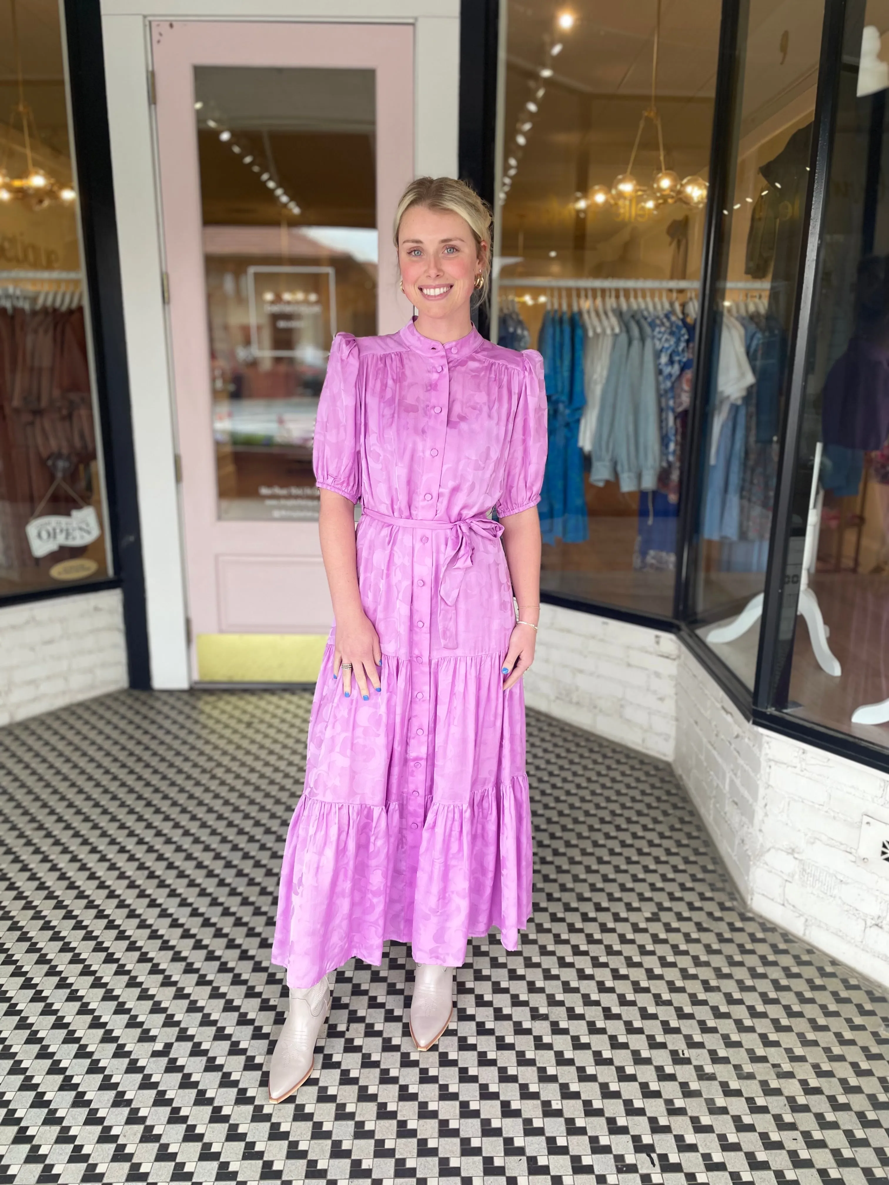 Charly Dress sold by Belletique