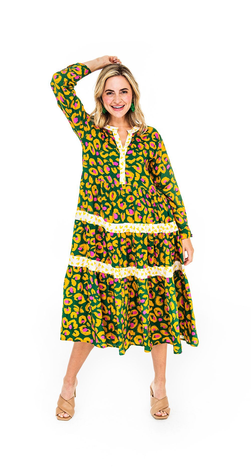 Tiered Sullivan Maxi sold by Belletique product image thumbnail 3