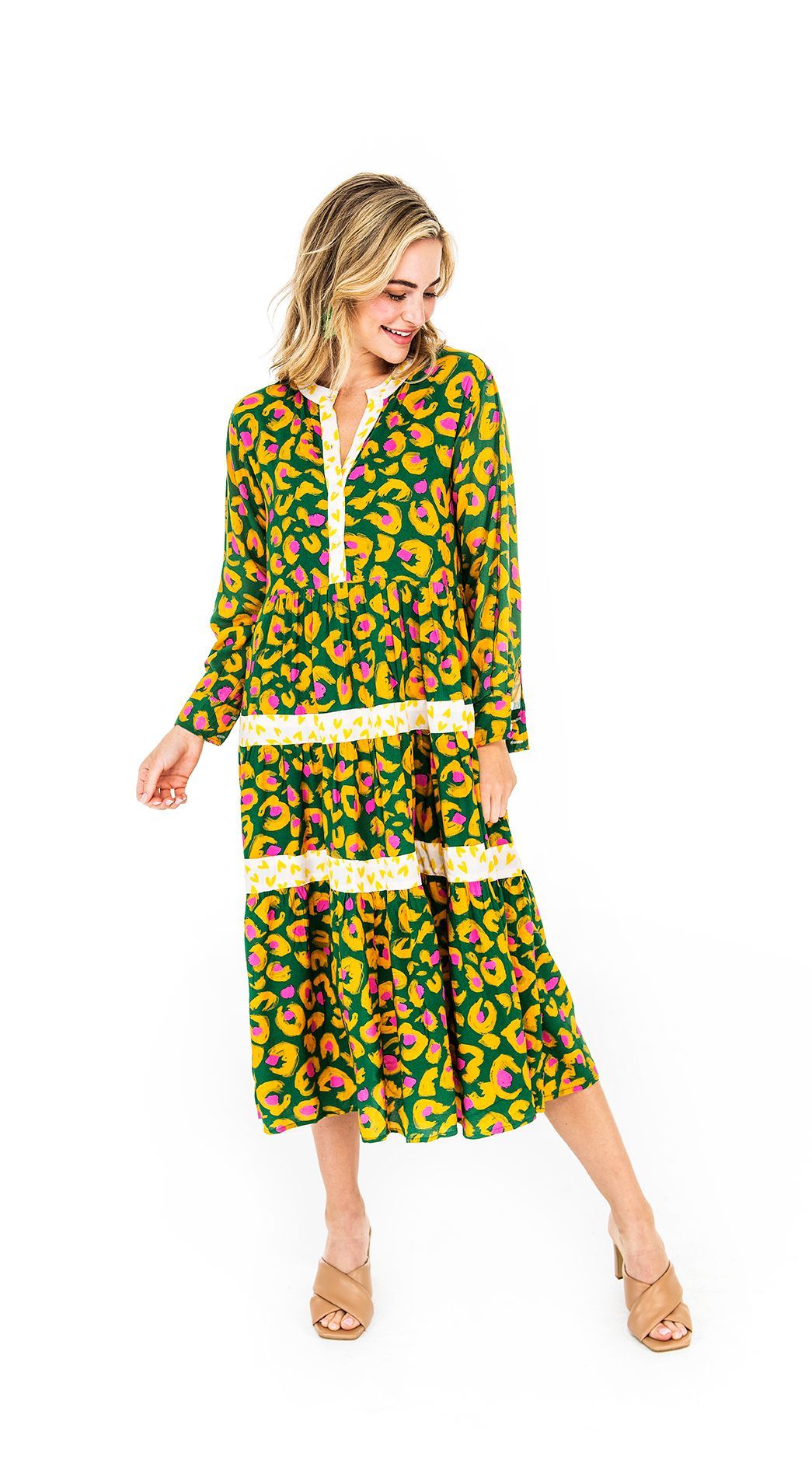 Tiered Sullivan Maxi sold by Belletique product image thumbnail 2