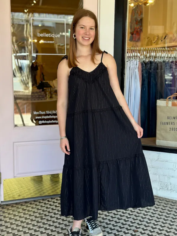 Tucker Dress | Black sold by Belletique