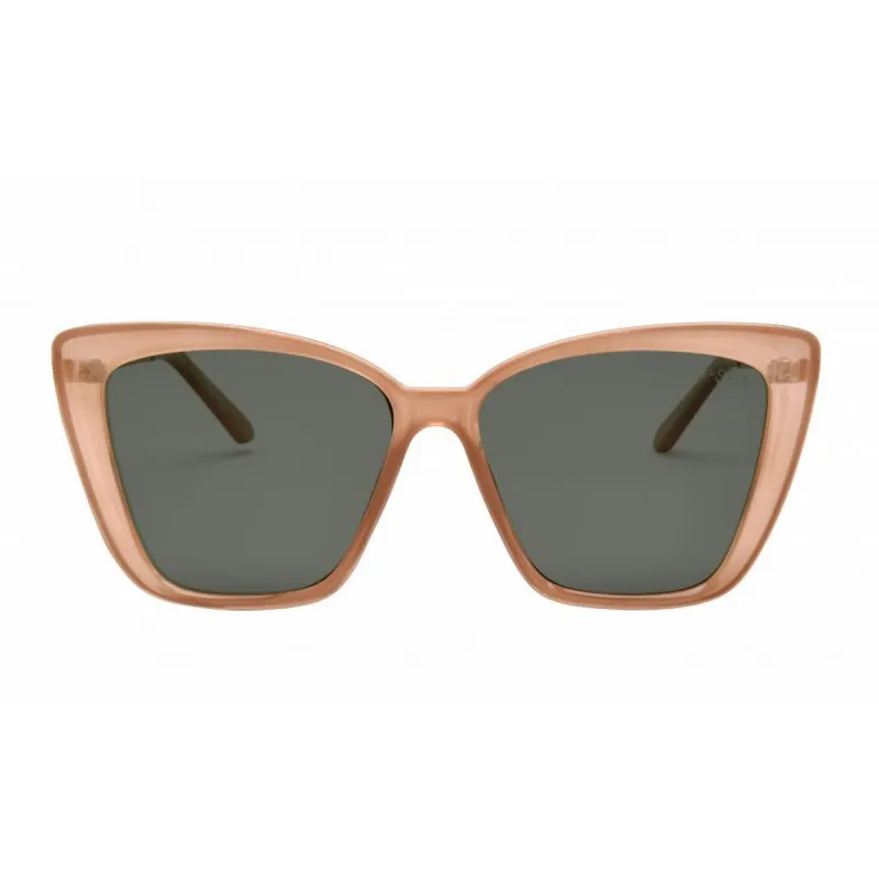 Aloha Fox Sunglasses | Tan/Green sold by Belletique