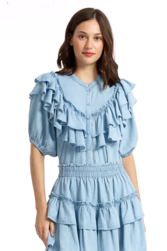 Lezza Blouse sold by Belletique