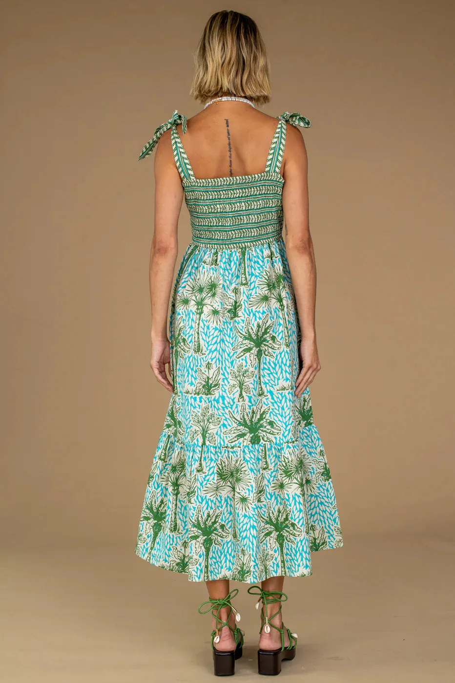 Doe Dress | Island Palm sold by Belletique product image thumbnail 2