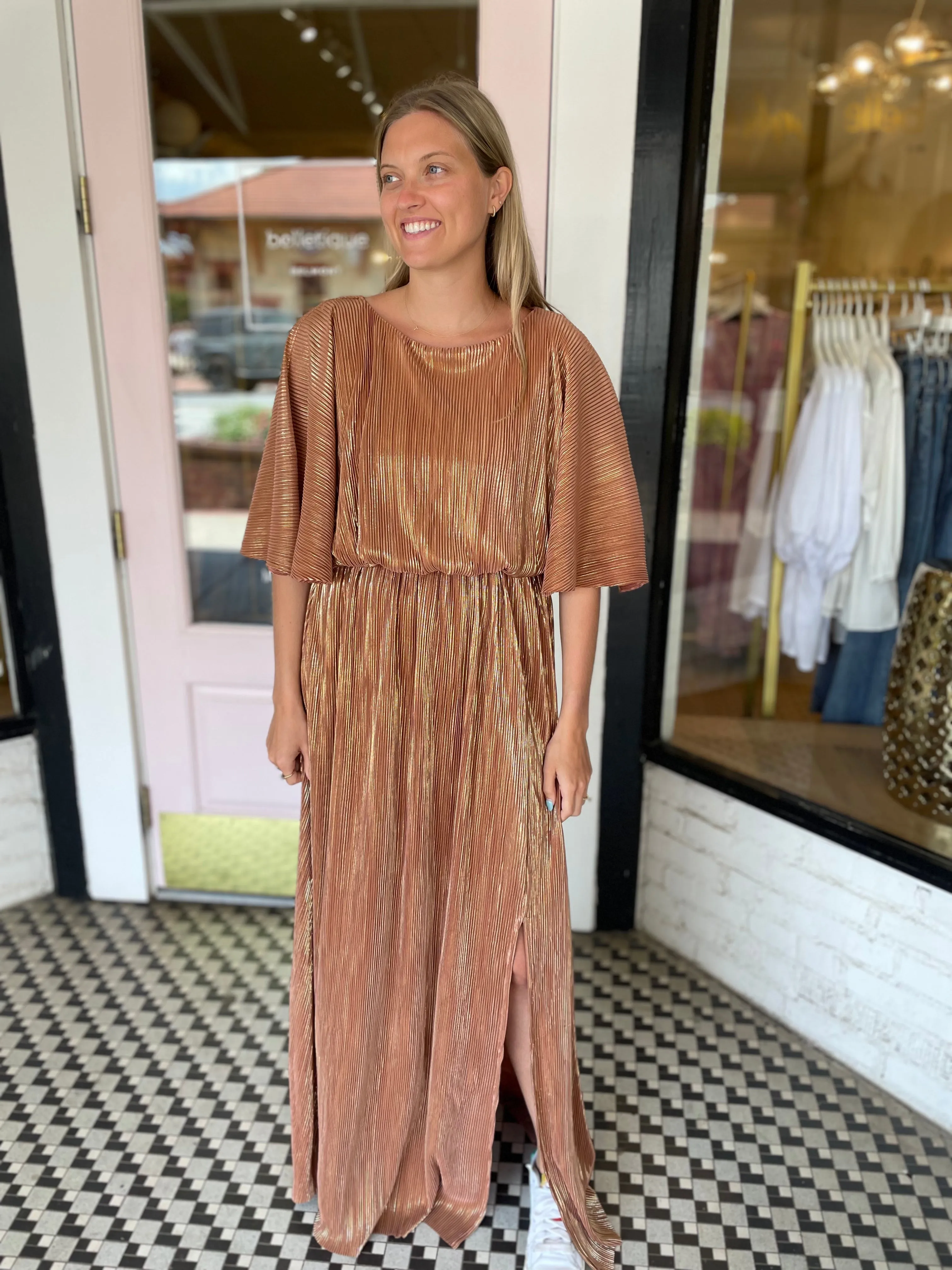 Ella Maxi Dress | Bronze sold by Belletique product image thumbnail 2