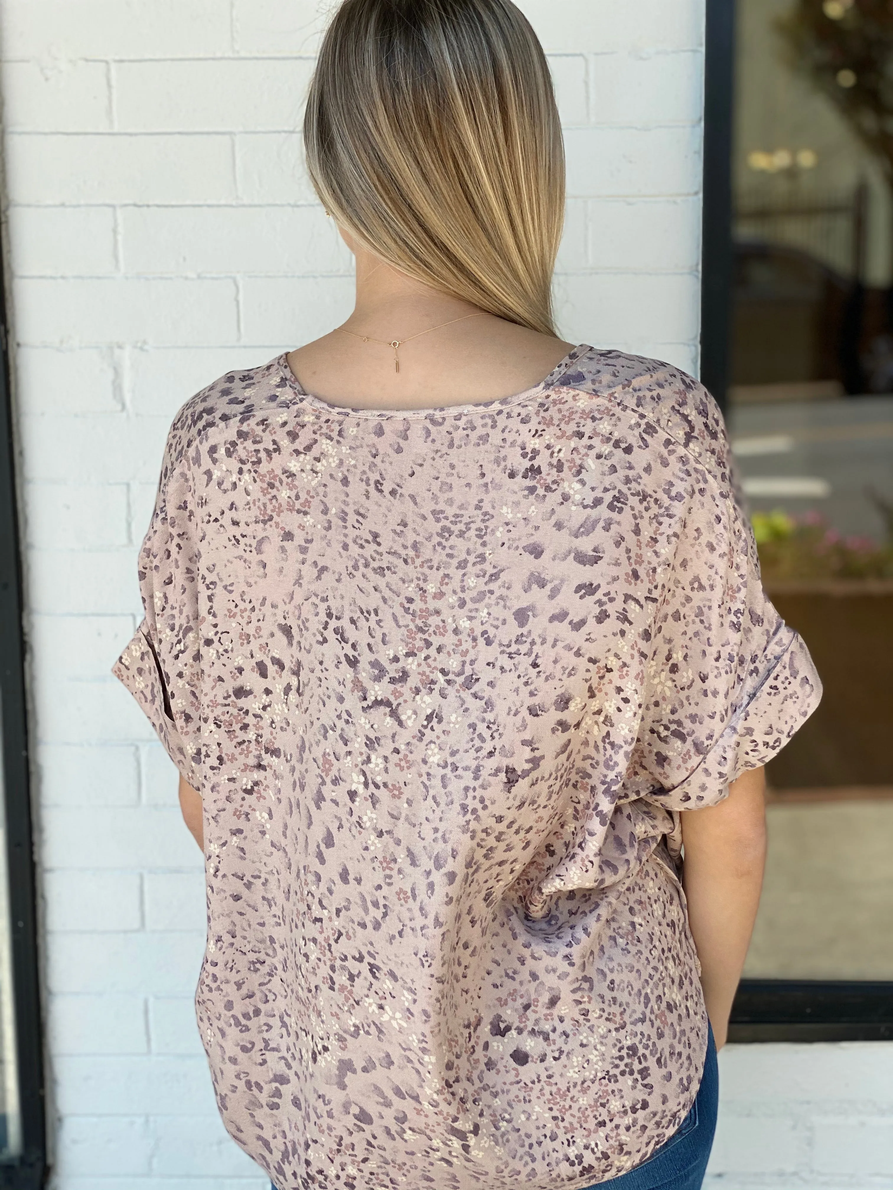 Leopard V Neck Signature Top sold by Belletique product image thumbnail 3