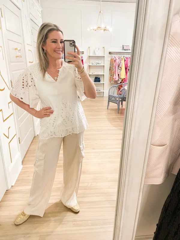 Brielle Blouse sold by Belletique