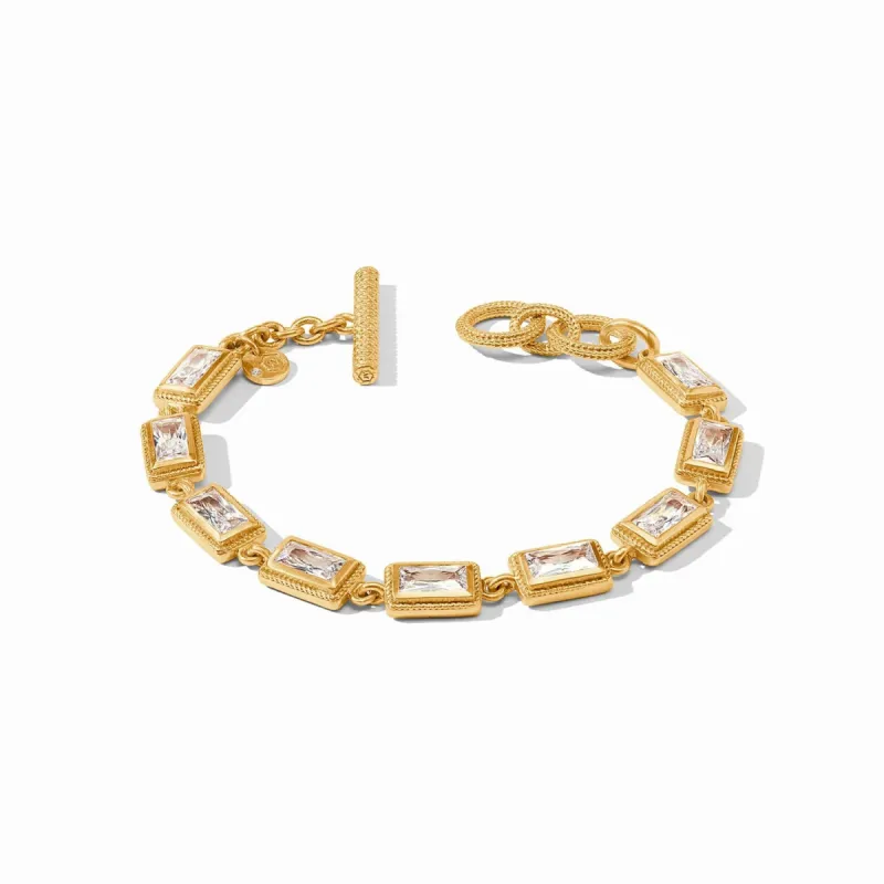 Baguette Tennis Bracelet | Cubic Zirconia sold by Belletique