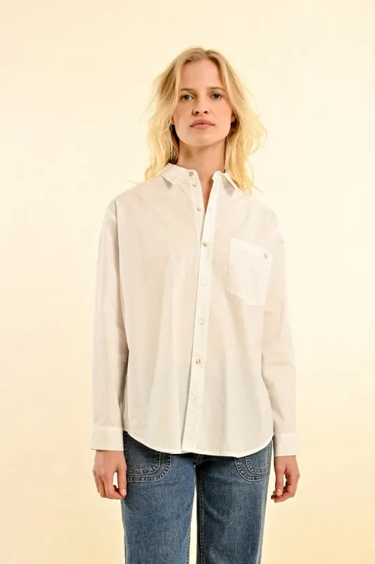 Classic White Button Down Shirt sold by Belletique