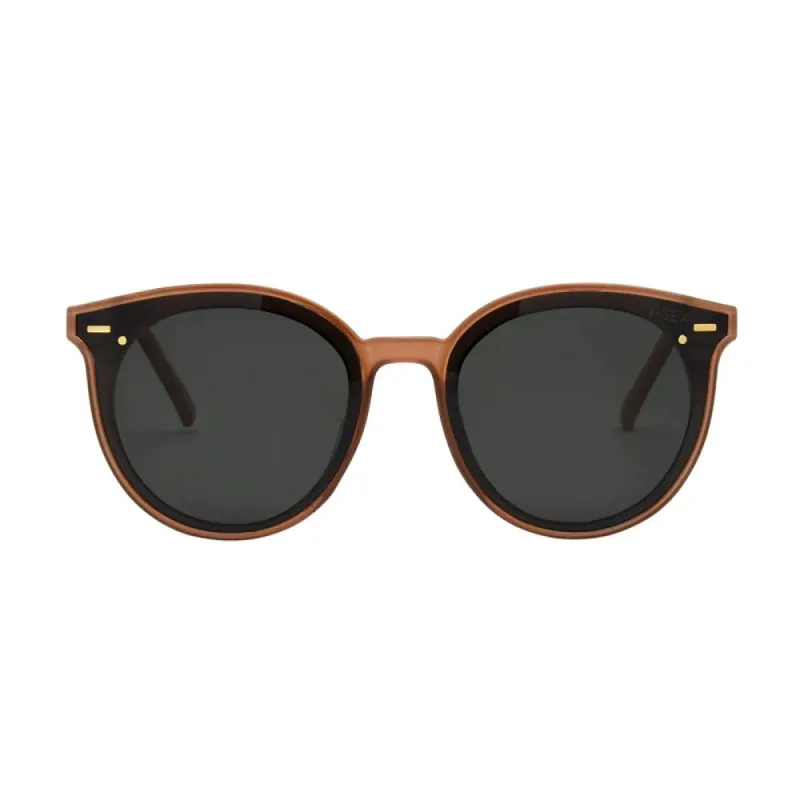 Payton Sunglasses | Maple/Green Polarized sold by Belletique