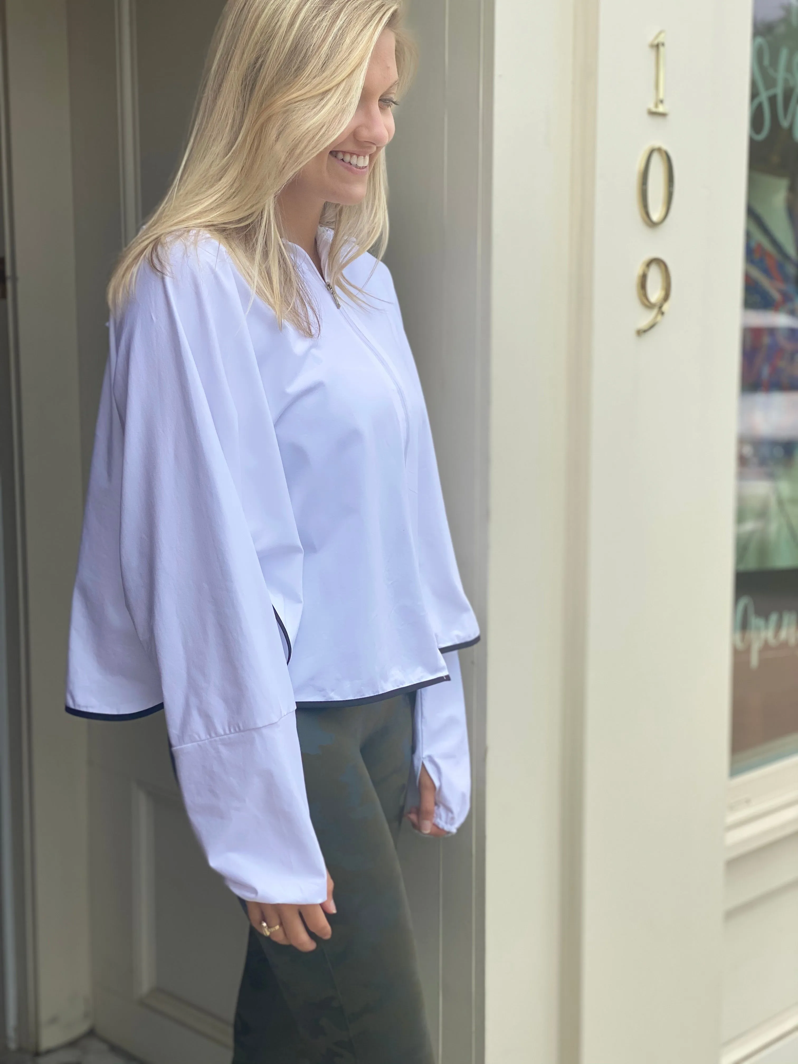 Lulu Jacket | Black or White sold by Belletique product image thumbnail 3