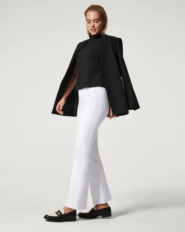 On-The-Go Kick Flare Pant | Classic White sold by Belletique