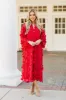 Seraphina Dress | Red sold by Belletique