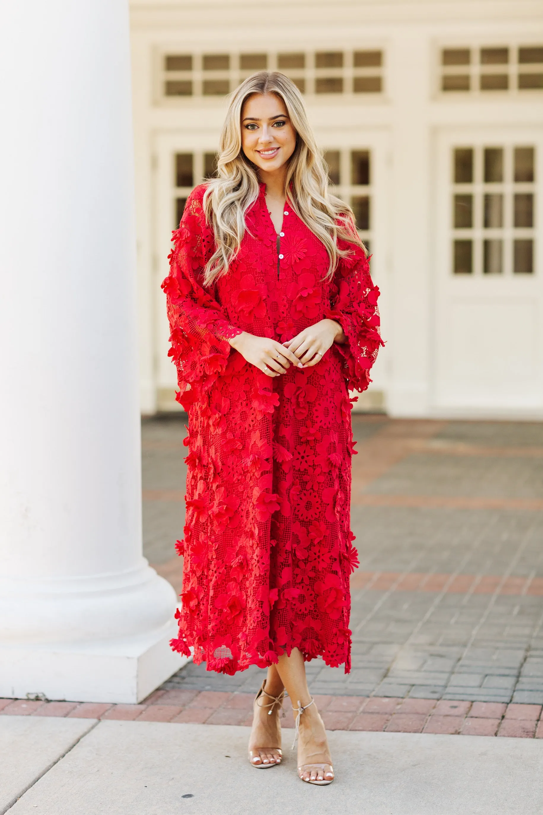 Seraphina Dress | Red sold by Belletique