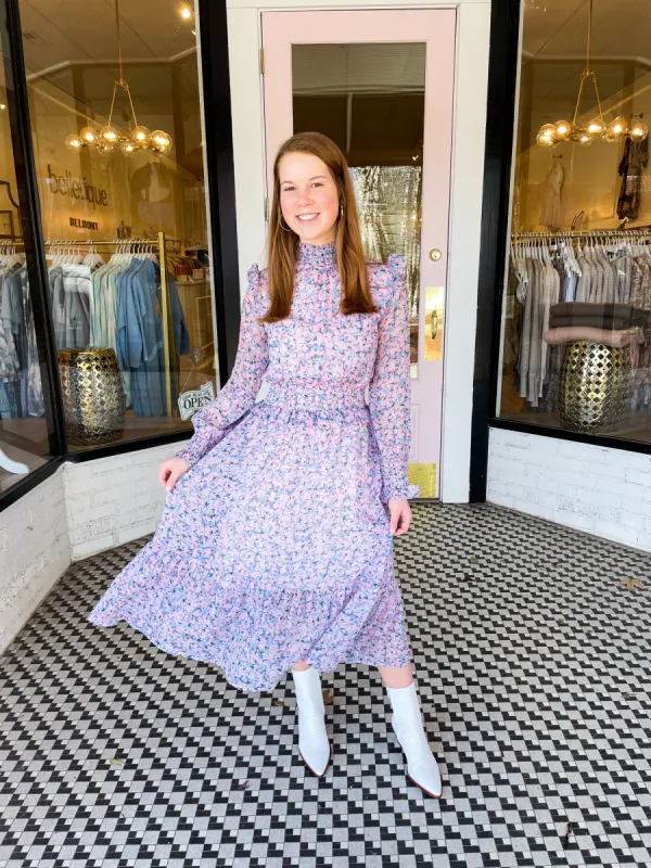 Halst Dress | Floral sold by Belletique