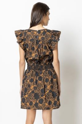 Smocked Waist Dress | Cumin Print sold by Belletique product image thumbnail 2