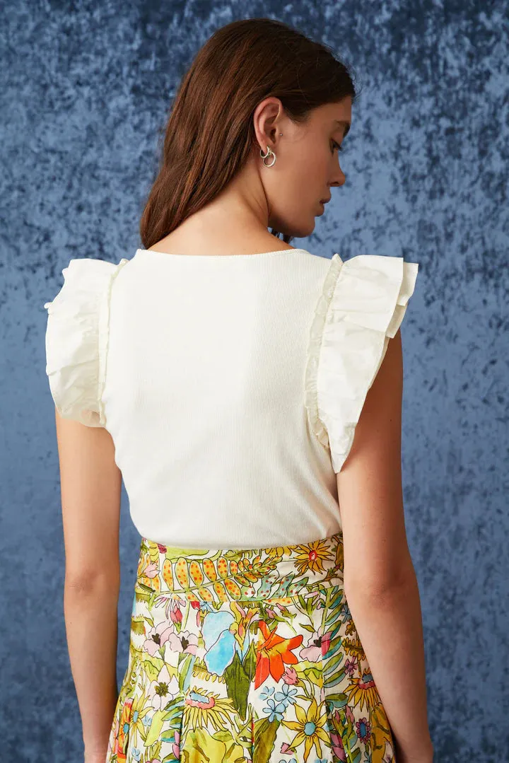 Anna Top | Blanc sold by Belletique product image thumbnail 2