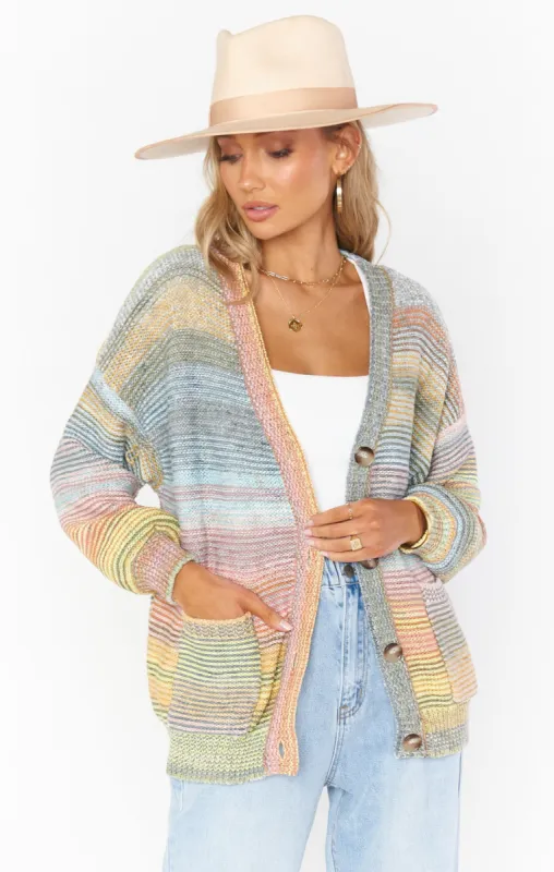 Callie Cardigan | Outdoor Ombre Knit sold by Belletique