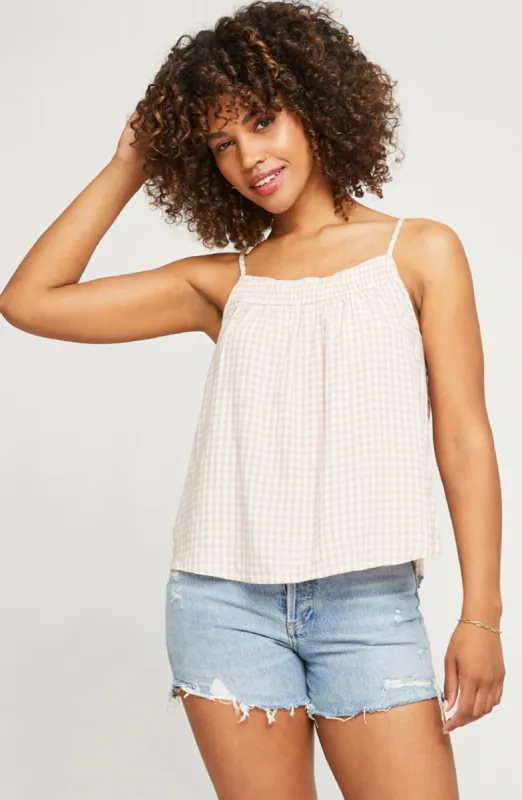 Suzanne Top | Tuscan Gingham sold by Belletique