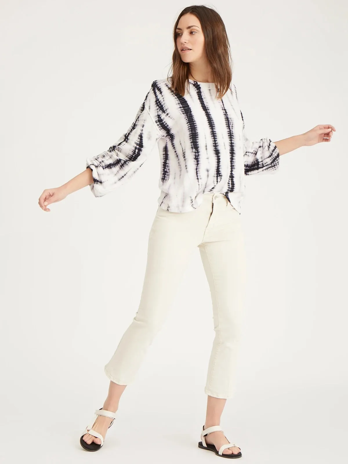 Perfect Sweatshirt | Black/Purple Tie Dye sold by Belletique product image thumbnail 2