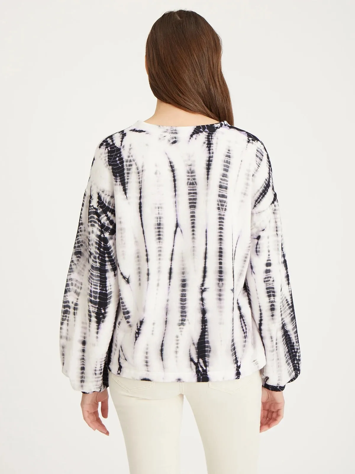 Perfect Sweatshirt | Black/Purple Tie Dye sold by Belletique product image thumbnail 3