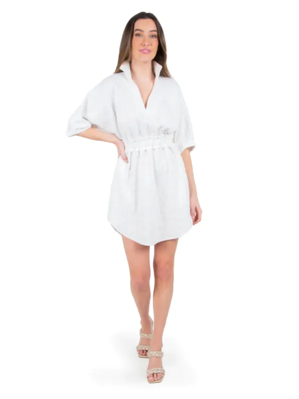 Palmer Dress | Cloud Cheetah sold by Belletique