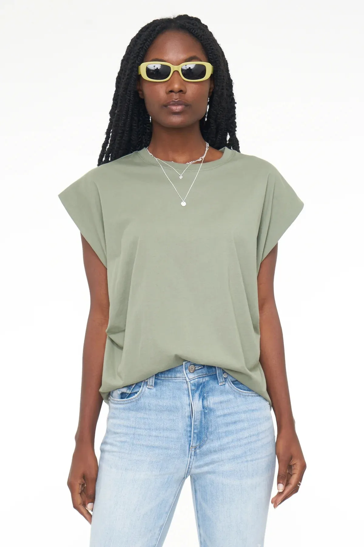 Trina Muscle Tee | Bluff sold by Belletique