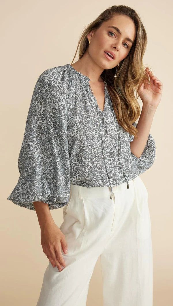 Harlow Blouse sold by Belletique