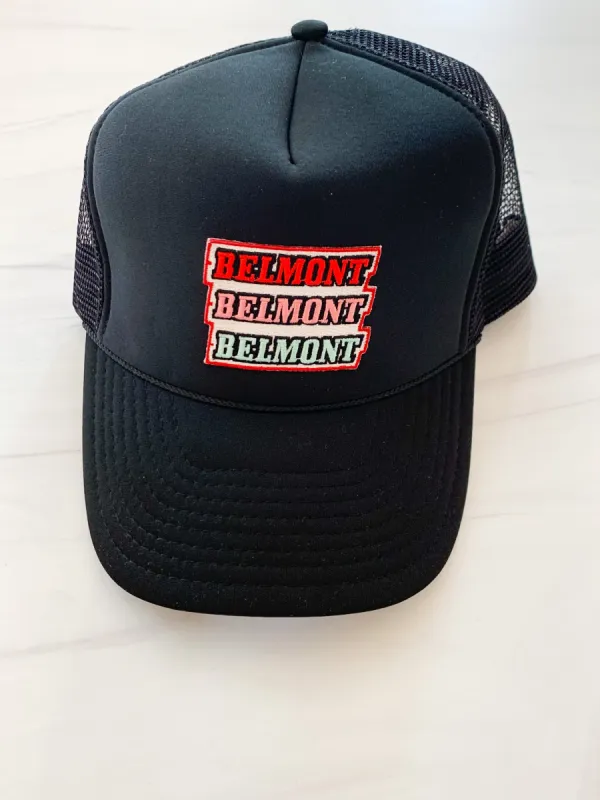 Custom Belmont Trucker Hat | Black sold by Belletique