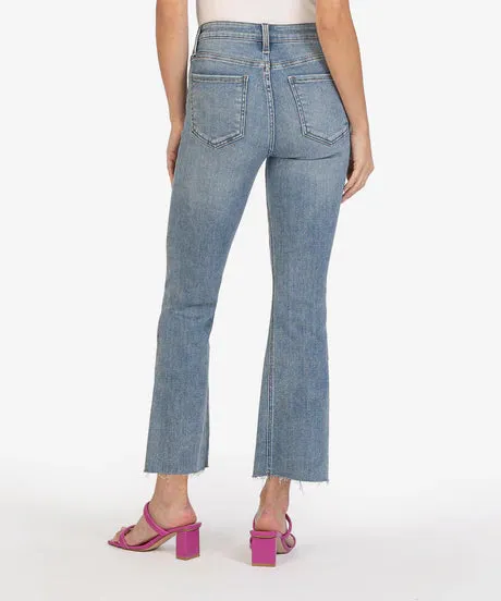 Kelsey High Rise Fab Ab Ankle Flare | Comprehensive Wash sold by Belletique product image thumbnail 3