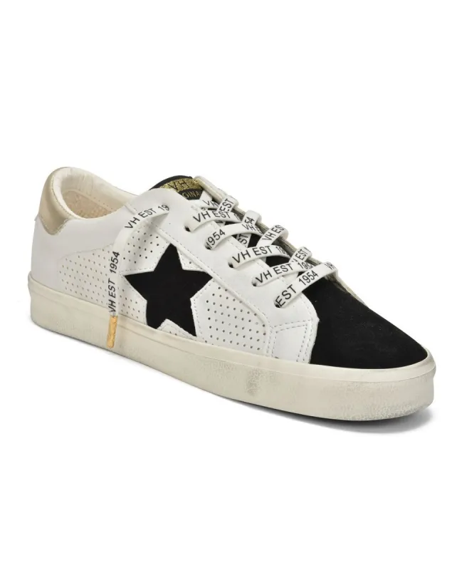 Gadol Sneaker | Black + White sold by Belletique