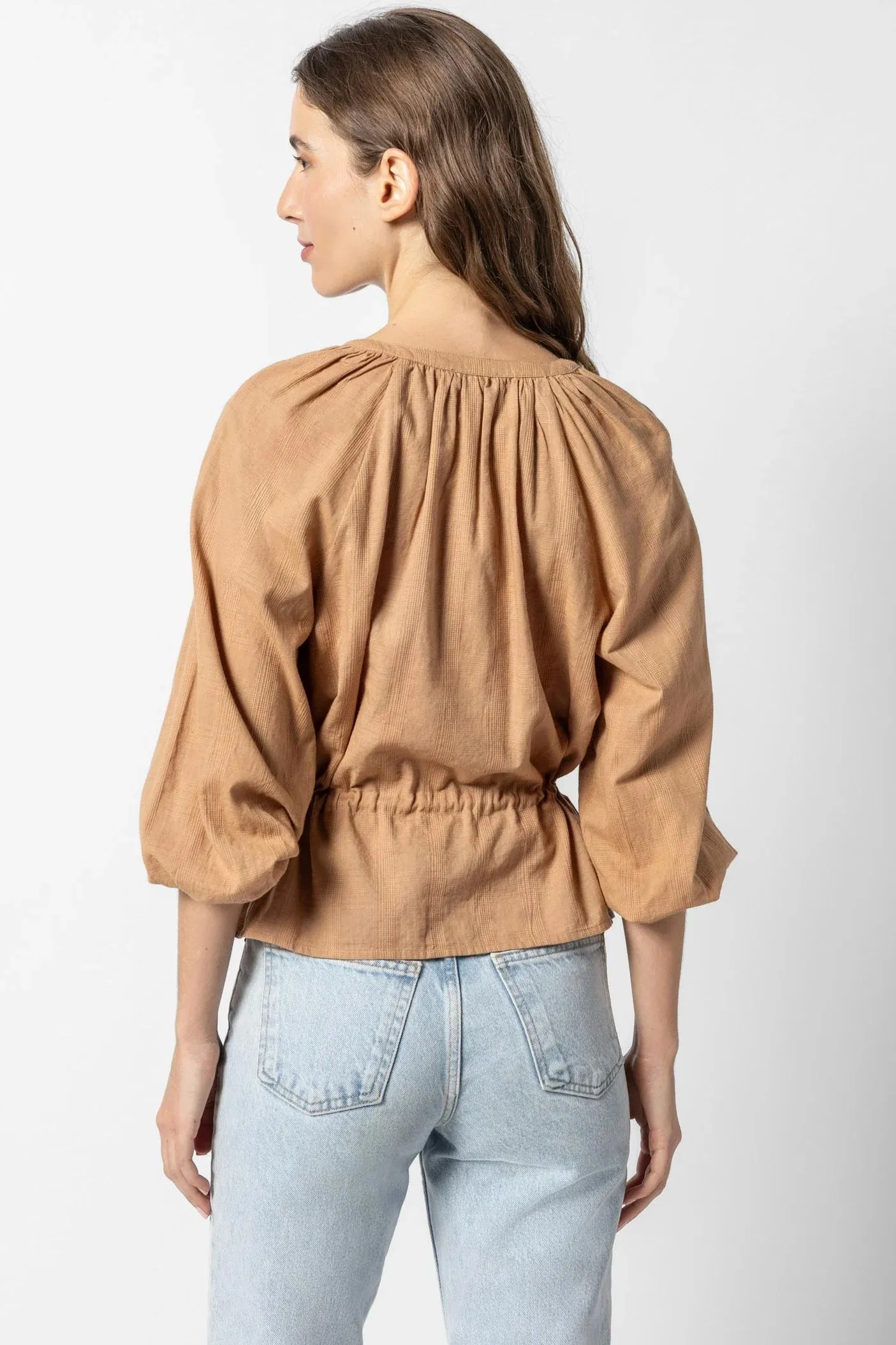 Tie Waist Button Down | Beechwood sold by Belletique product image thumbnail 2