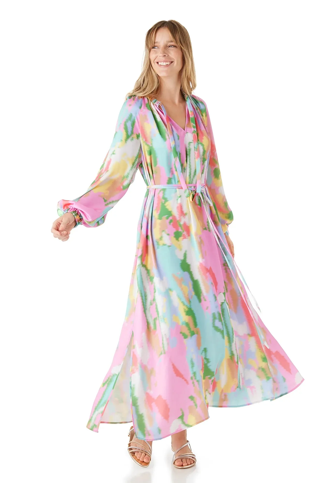 Freya Caftan Dress sold by Belletique product image thumbnail 2