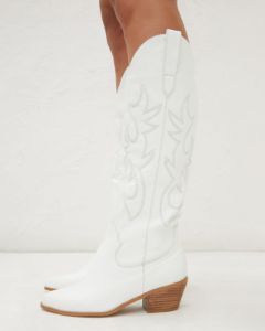 Urson Boot | White sold by Belletique