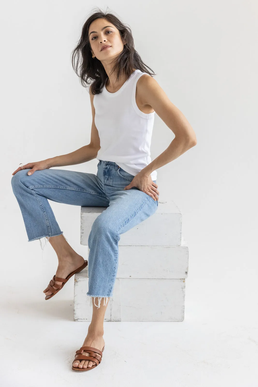 Jewel Tank | White sold by Belletique product image thumbnail 2