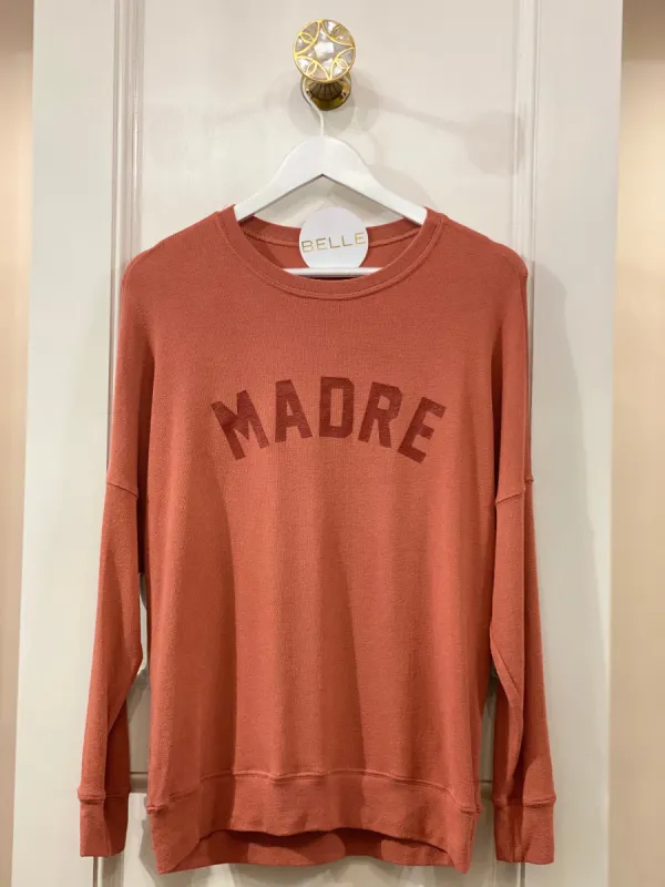 Madre Pullover | Burnt Rose sold by Belletique