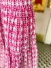 Triple Tiered Maxi Skirt - Spice Market Pink sold by Belletique