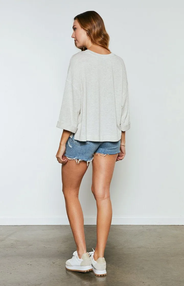 Atley Top | Heather Oat sold by Belletique product image thumbnail 2